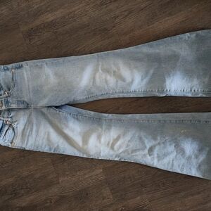 Express Light Blue Flare Jeans